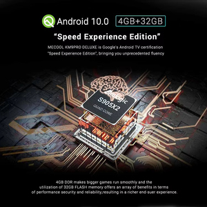 Mecool Km9 Pro 4K HD сетевой плеер ТВ-приставка BT 4,1 tvbox Android четырехъядерный светодиодный индикатор FCC - Product Image 3