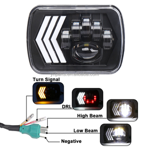 ไฟหน้าหมอก 7 นิ้วไฟอัตโนมัติ 90W LED กันน้ําโคมไฟทํางานรถบรรทุกรถเลนส์ LED ไฟหน้า - Product Image 2