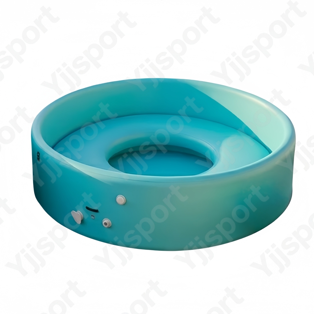 Bleu menthe -Rond avec assise