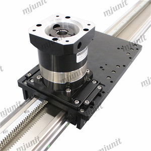 Guía lineal deslizante ancho de doble riel CNC precisión móvil mesa de trabajo lineal Módulo de cremallera de engranajes de alta resistencia - Product Image 5