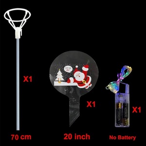 ลูกโป่งฟองเรืองแสงลูกโป่งไฟ LED กระพริบตกแต่งงานปาร์ตี้คริสต์มาส - Product Image 4