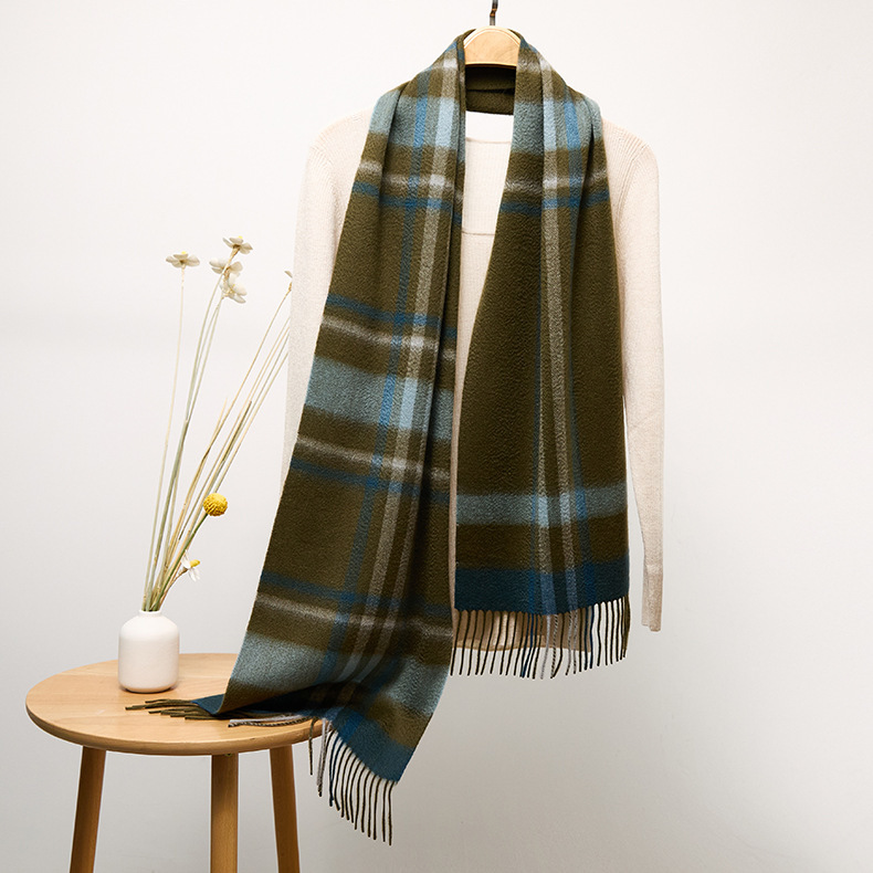 155 army green plaid