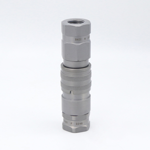 IOS16028 FFN 1/4 "インチフラットフェイスクイックコネクトカップリング転送ライン接続と切断用 - Product Image 3