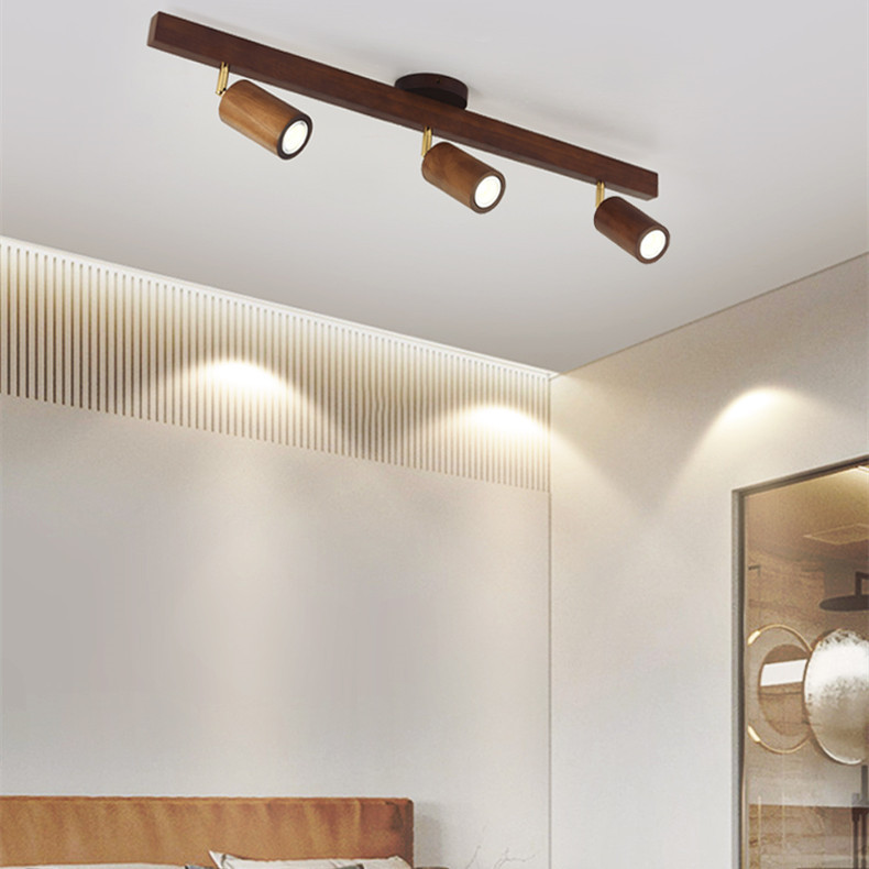 Couleur noyer 3 têtes 18w