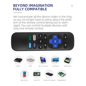 Universal 4K HDR Roku Streaming <strong>Remote</strong> with Netflix Hulu VUDU Shortcuts and Voice Control - High-Quality Portable Device for Sma - Product Image 4