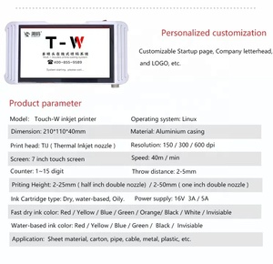 Ad alta velocità automatica per il solvente a getto d'inchiostro Tij tipo stampante carta carta etichetta Logo stampa su carta con macchina Paging - Product Image 2