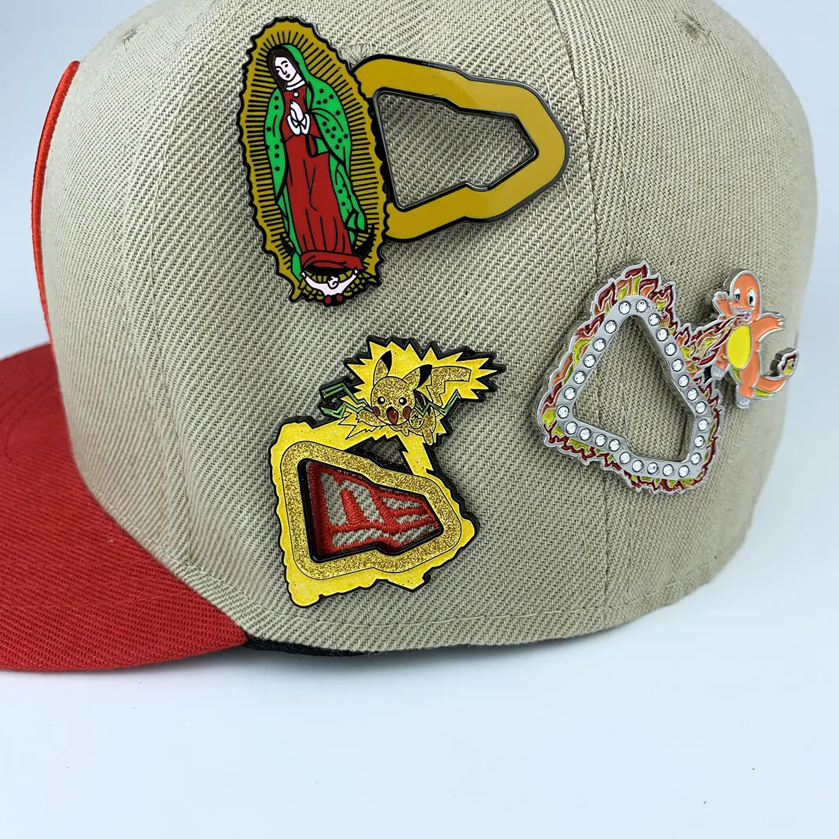 모자 핀과 클립 맞춤 디자인 모자에 대한 나만의 로고 맞춤 브랜드 메탈 공예 금속 옷깃 에나멜 맞춤 모자 핀