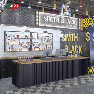 西日钢铁便利店收银台尺寸杂货店收银台收银台 - Product Image 1