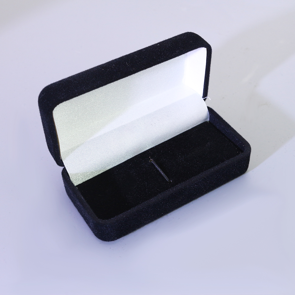 3# 76*39*27mm Velvet Tie Clip Box