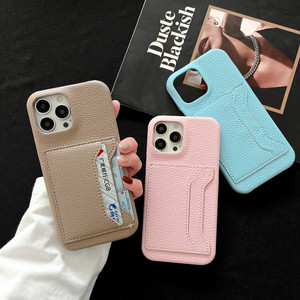 2023日本聚氨酯硬皮双卡座手机外壳，适用于iPhone 13 11 12 14 Pro XS MAX <span class=keywords><strong>X</strong></span> XR 7 8 <span class=keywords><strong>Plus</strong></span>迷你荔枝图案盖