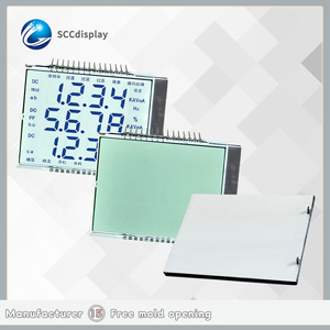 Display personalizzato HTN segmento positivo modulo Display LCD 7 segmento Display a prezzo eccellente 5.0V 12:00 Display a codice segmento - Product Image 5