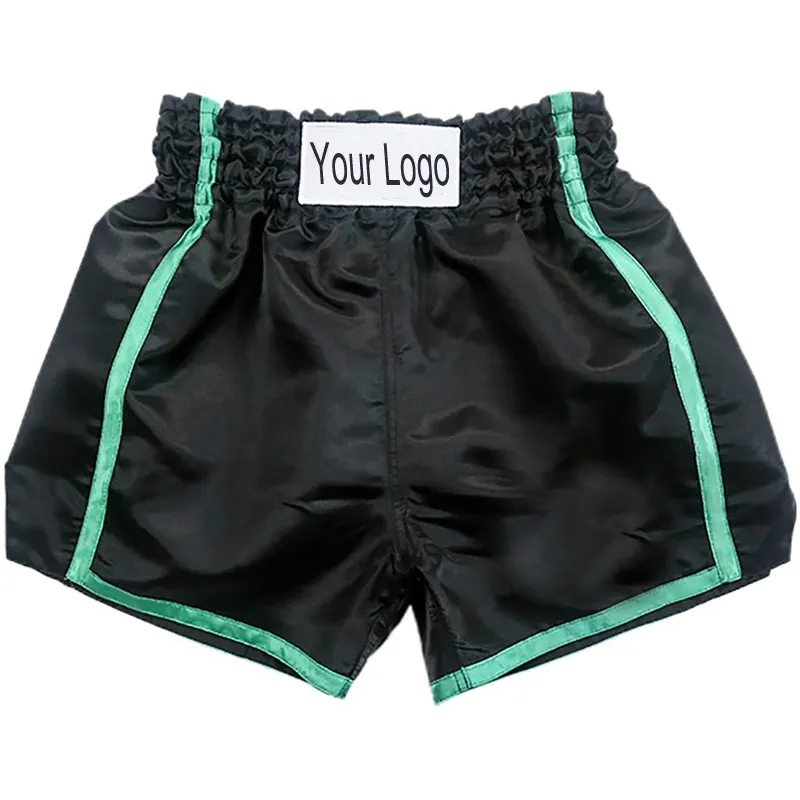 Muay Thai pantalones cortos de lucha, MMA pantalones cortos ropa jaula de entrenamiento lucha Grappling artes marciales Kickboxing pantalones cortos ropa