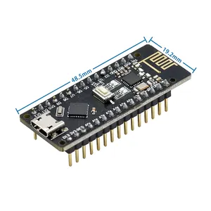 RF-Nano para Arduino Nano V3.0, placa Micro USB Nano ATmega328P QFN32 5V 16M CH340, integrado NRF24L01 + 2,4G inalámbrico