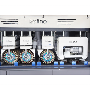 Woodworking Polishing Brush Sander <strong>Machine</strong> Profile Brushing <strong>Sanding</strong> Equipment for <strong>WPC</strong> Wood