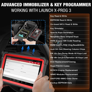 Starten Sie den Schlüssel programmierer IMMO Clone Diagnostics 3 in 1 LAUNCH X431 IMMO PLUS für die ECU-Codierung Unterstützt MQB RH850 BMW BDC2 Add Key - Product Image 4