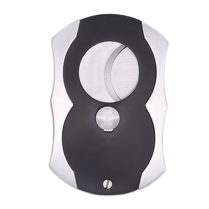custom stainless steel metal cigar cutter
