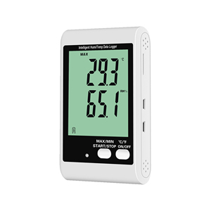 Sensor LCD grande de temperatura y humedad, DWL-20 con alarma de sonido y luz, registrador de datos para almacenamiento - Product Image 5