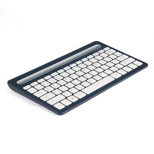 Mini teclado inalámbrico Bluetooth de 78 teclas ultradelgado con soporte para teléfono, interfaz USB portátil multidispositivo, nuevo producto - Product Image 3