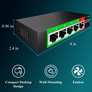 OEM ODM завод облако управляемый полностью гигабитный коммутатор Ethernet Облачное управление Настольный сетевой коммутатор для беспроводной точки доступа - Product Image 4