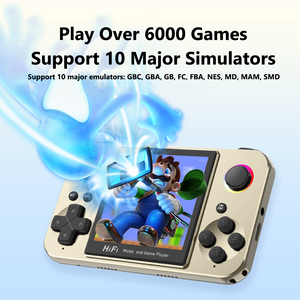 マルチシステムレトロコンソール6000クラシックゲーム10エミュレータRGBジョイスティック23言語テレビケーブル付属ハンドヘルドゲーミングデバイス - Product Image 2