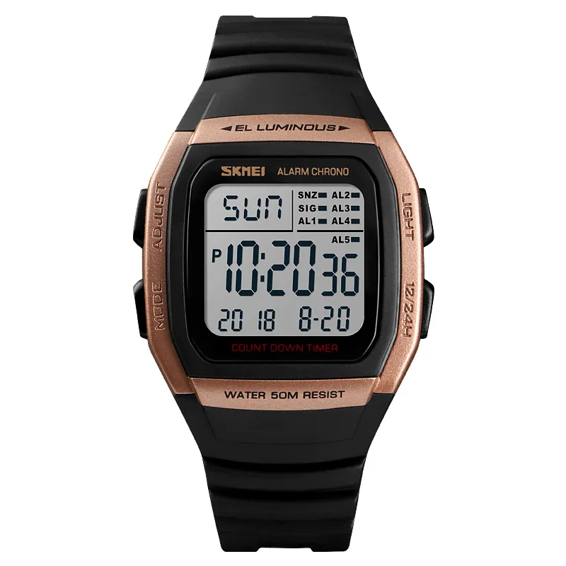 Новинка 1278, мужские цифровые водонепроницаемые наручные часы SKMEI для спорта на открытом воздухе, мужские часы