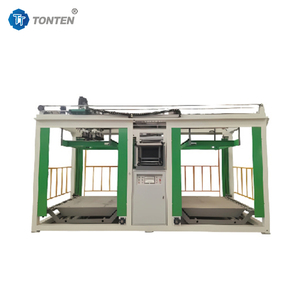 Apilador de estación simple y doble totalmente automatizado para paletizador de bolsas de barril de cartón - Product Image 1