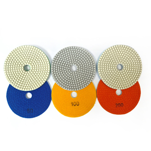 6 Step Diamond Polishing <strong>Pad</strong> Kits for Granite Quartz and Ceramic Porcelain Tile with air Wet Polisher and <strong>Backer</strong> <strong>up</strong> <strong>Pads</strong> - Product Image 3