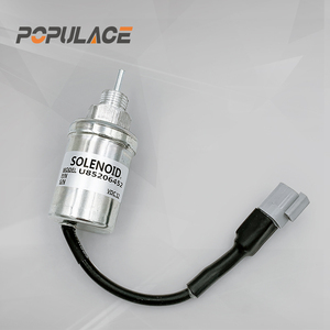 POPULACE DİZEL MOTOR PARÇALARI selenoid yakıt tutucu kapanma çekme itme 3way Valvula Solenoide 12V DC durdurma solenoidi valfi U85206452 - Product Image 1