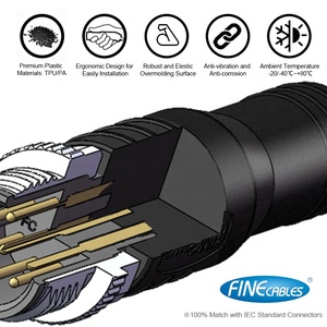 Finecables防水NMEA 2000公母适配器M12连接器