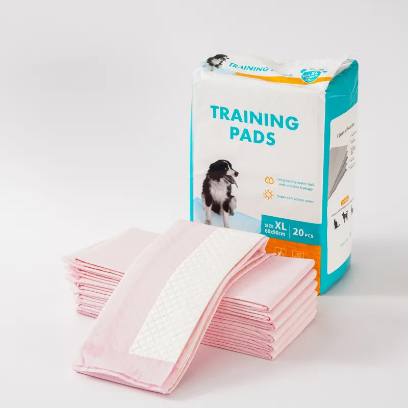 Almofadas descartáveis para absorver urina de cachorros, tapete de treinamento para cães, produtos para limpeza e higiene de animais de estimação