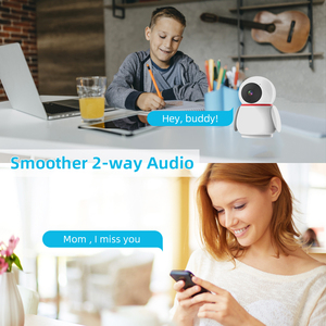 สมาร์ท 2MP HD WiFi กล้อง IP การมองเห็นได้ในเวลากลางคืน AI ติดตามการรักษาความปลอดภัยของทารกเครือข่าย WiFi กล้องพี่เลี้ยงพร้อมการตรวจจับการร้องไห้ - Product Image 4