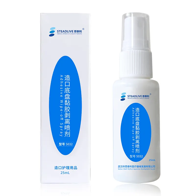 Eliminador de pegamento adhesivo para cuidado de la piel, espray de limpieza sin Alcohol, 25ml