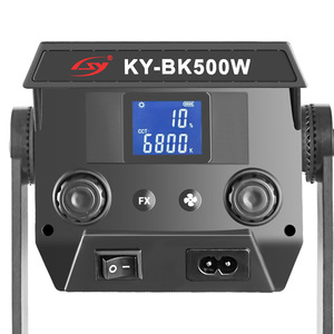 ไฟ LED 500III 300วัตต์สำหรับถ่ายวิดีโอ3200-5500K ไฟถ่ายภาพรีโมทคอนโทรลกรอบโลหะต่อเนื่อง