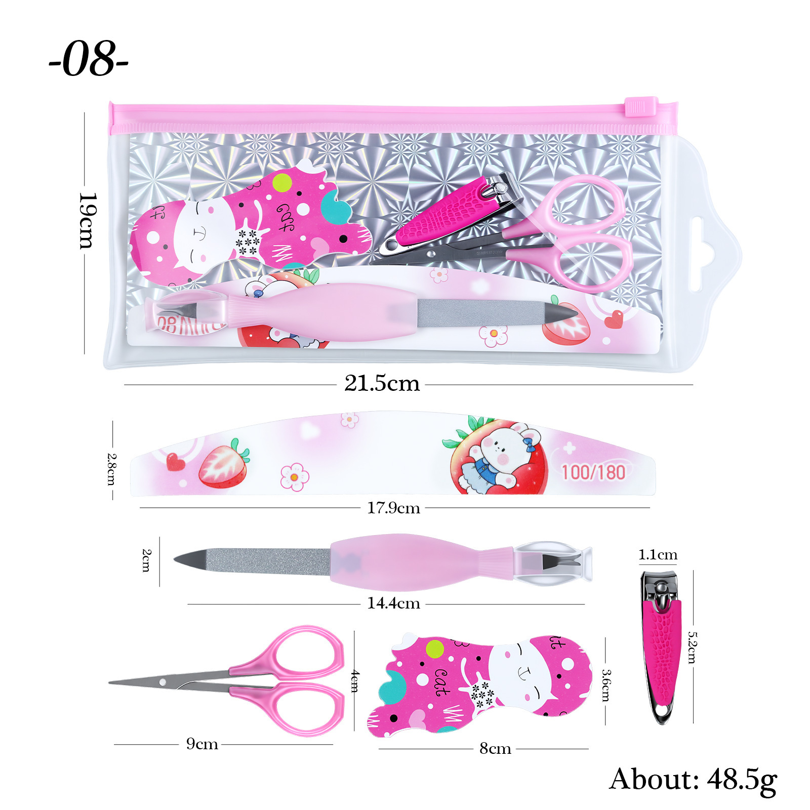 Ensemble d'outils pour couper les ongles 08