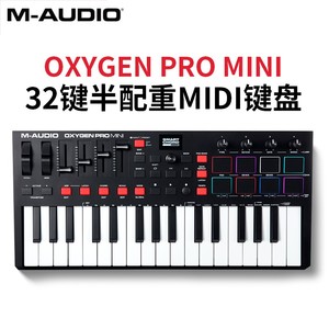 M-AUDIO кислородная мини-клавиатура с расположением противовеса - Product Image 2