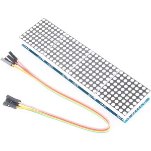 MAX7219 modulo a matrice di punti 32x8 4 in 1 moduli Display a LED con fili a 5pin per Arduino Raspberry Pi - Product Image 5