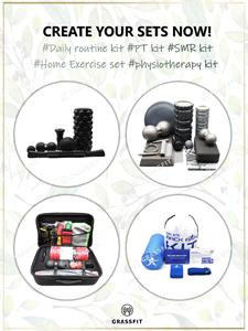 Rol otot Busa mini rumbai pijat Yoga fisioterapi pelepasan myofasikal rol otot hitam putih merah muda gym rumah - Product Image 6