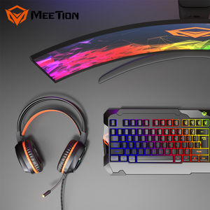 MeeTion C505コンピュータ有線コンボ104キーLEDバックライトキーボードゲームヘッドセット & マウスセットUSBインターフェイスとマウスパッド付き - Product Image 6