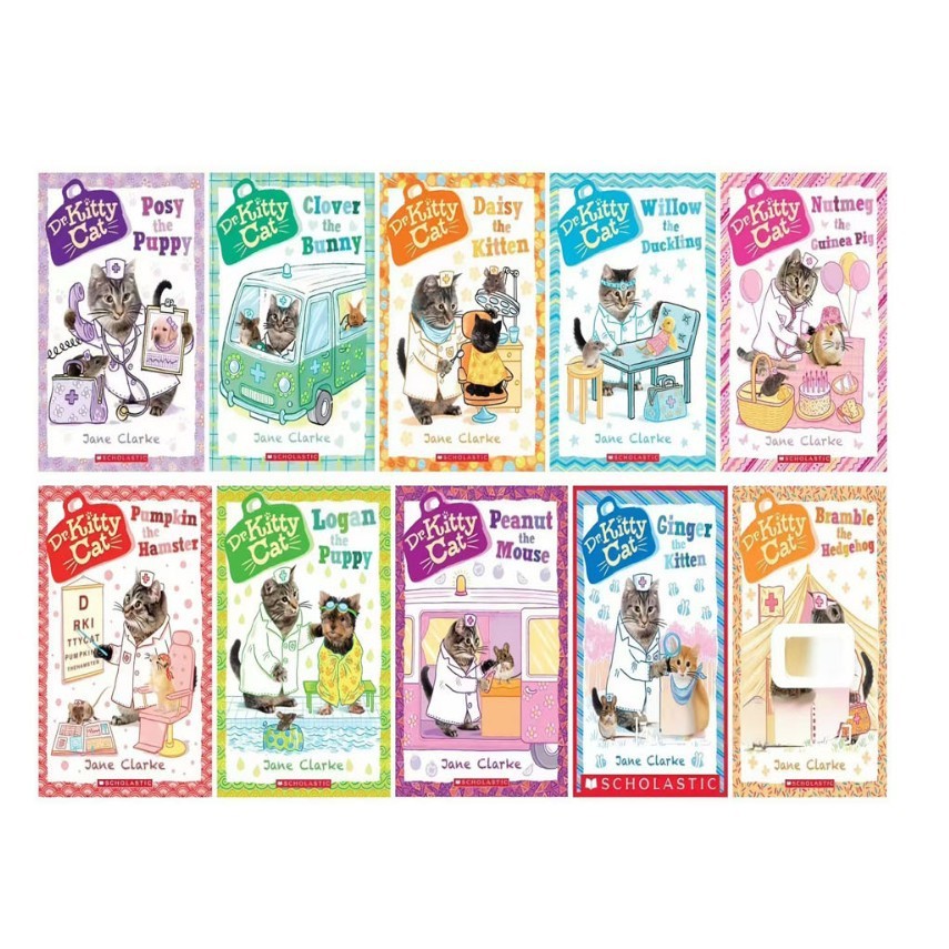 Dr kitty cat 10-book set-colored dowling paper