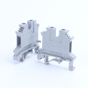 Conector rápido de fábrica Bloque de terminales de carril DIN doble UK2.5B Bloque de terminales de resorte enchufable - Product Image 6