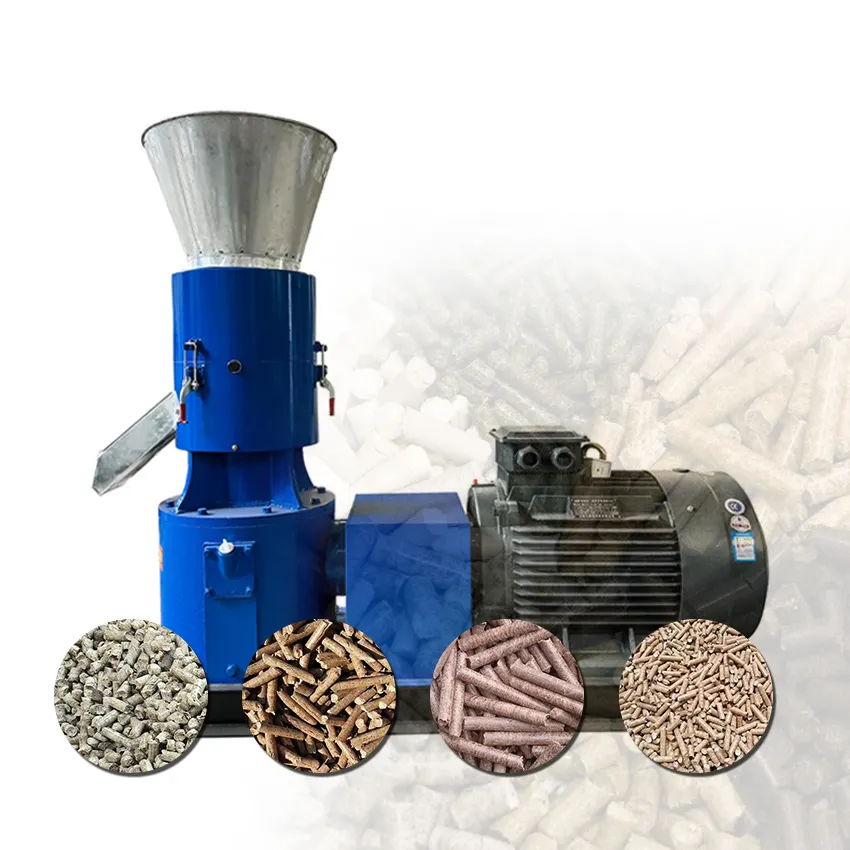 Mini máquina de pellets para alimentação animal, máquina de pellets para uso doméstico, aves e gado