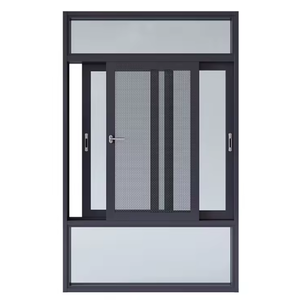 Özelleştirilmiş temperli cam alüminyum sürgülü pencereler yatay 3 parça sürgülü pencere balkon penceresi - Product Image 5