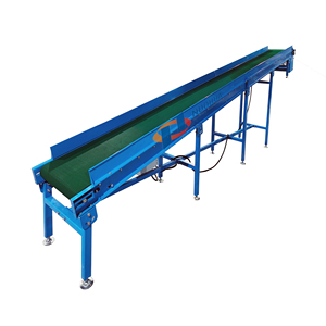 Sistema de cinta transportadora de inclinación automática de velocidad ajustable Solución de transporte de manejo de materiales de piso a piso - Product Image 3