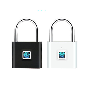 无钥匙智能挂锁带指纹生物识别USB充电式智能锁 - Product Image 1