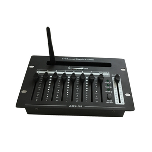 Сценическое освещение Mini DMX190 с питанием от аккумулятора, беспроводной контроллер DMX, система управления сценическим освещением, диджейская консоль для мероприятий, вечеринки, клуба, 24 канала - Product Image 4