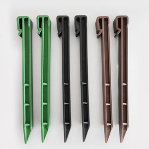 เสาสวนเสาพลาสติกติดพื้นตะปูขอบแนวนอนเสาพลาสติกสำหรับยึดสนามหญ้า - Product Image 2