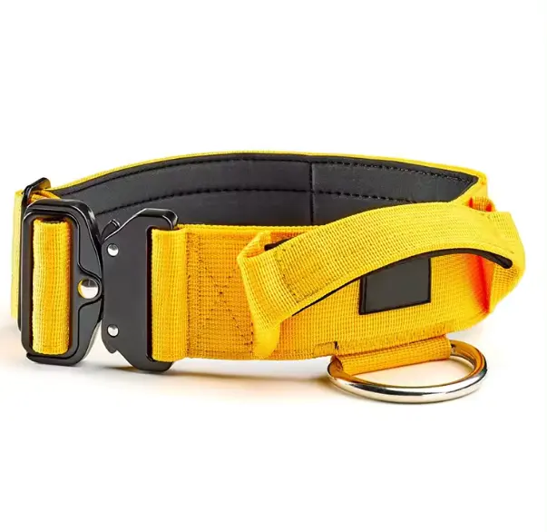 1.5 inch2 inch deluxe custom nylon padded pet dog collar with metal clasp