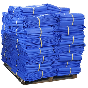 Fogli di maglia in poliestere rivestiti in PVC 1.85m * 2om 1500D certificati KOLAS taglio della rete di protezione dell'impalcatura da costruzione
