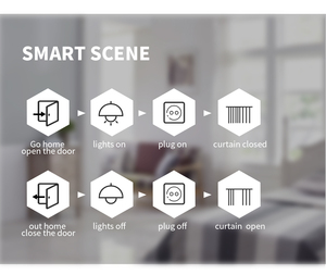 Tuya WiFi o Zigbee UK Smart Power Socket Plug con altavoz inalámbrico Alexa Control remoto universal - Product Image 5