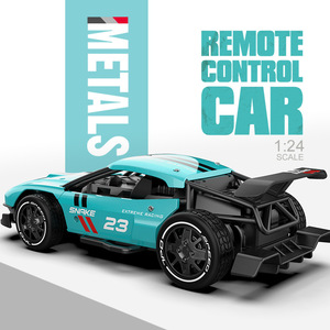 1:24 Metal yüksek hızlı R/C araba radyo kontrol oyuncaklar yarış araba polis arabası 2.4G uzaktan kumanda oyuncak çocuklar - Product Image 3
